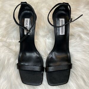 Very Sexy Black Square Toe Heels